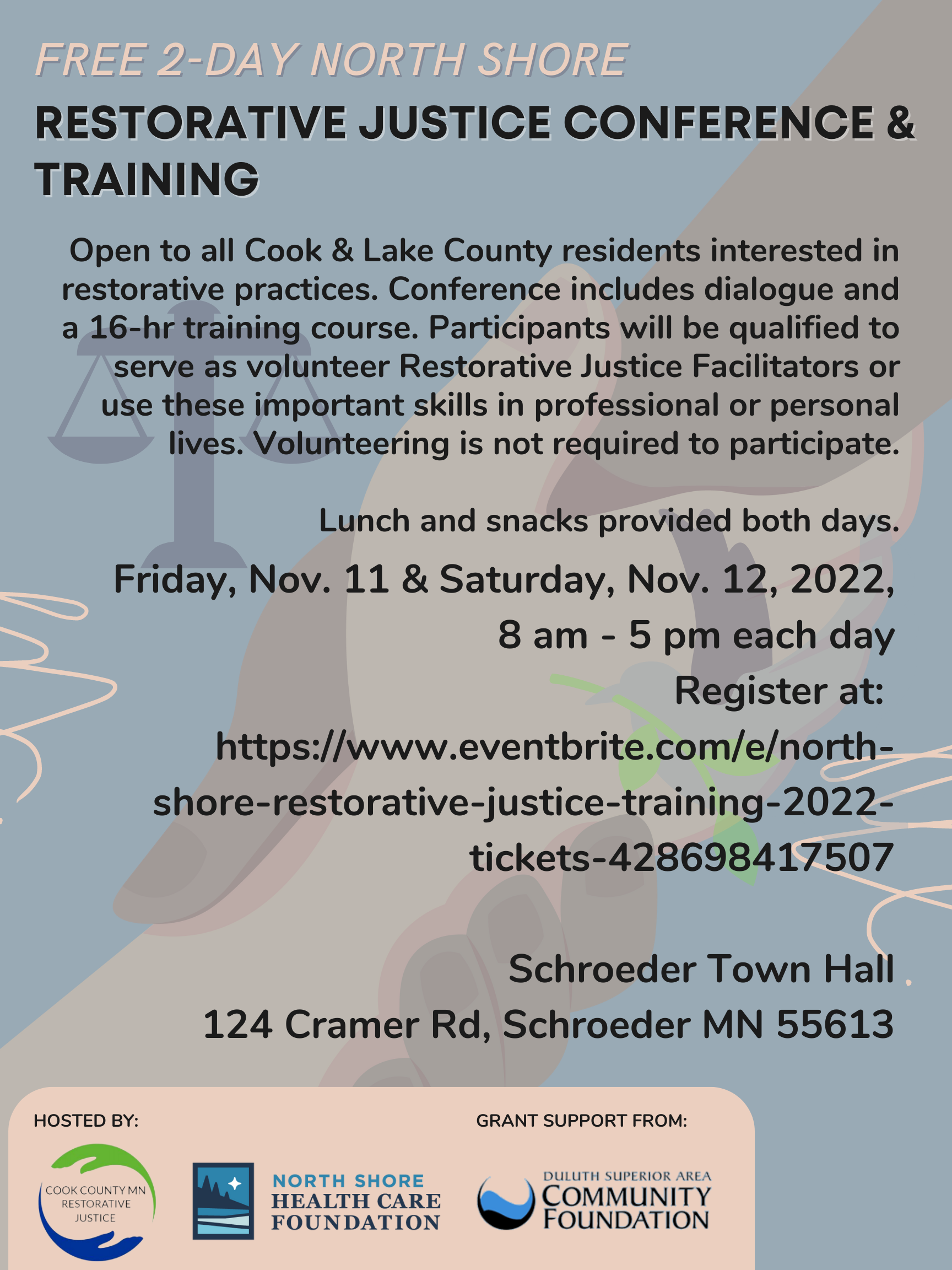 North Shore Restorative Justice Conference & Training North Shore