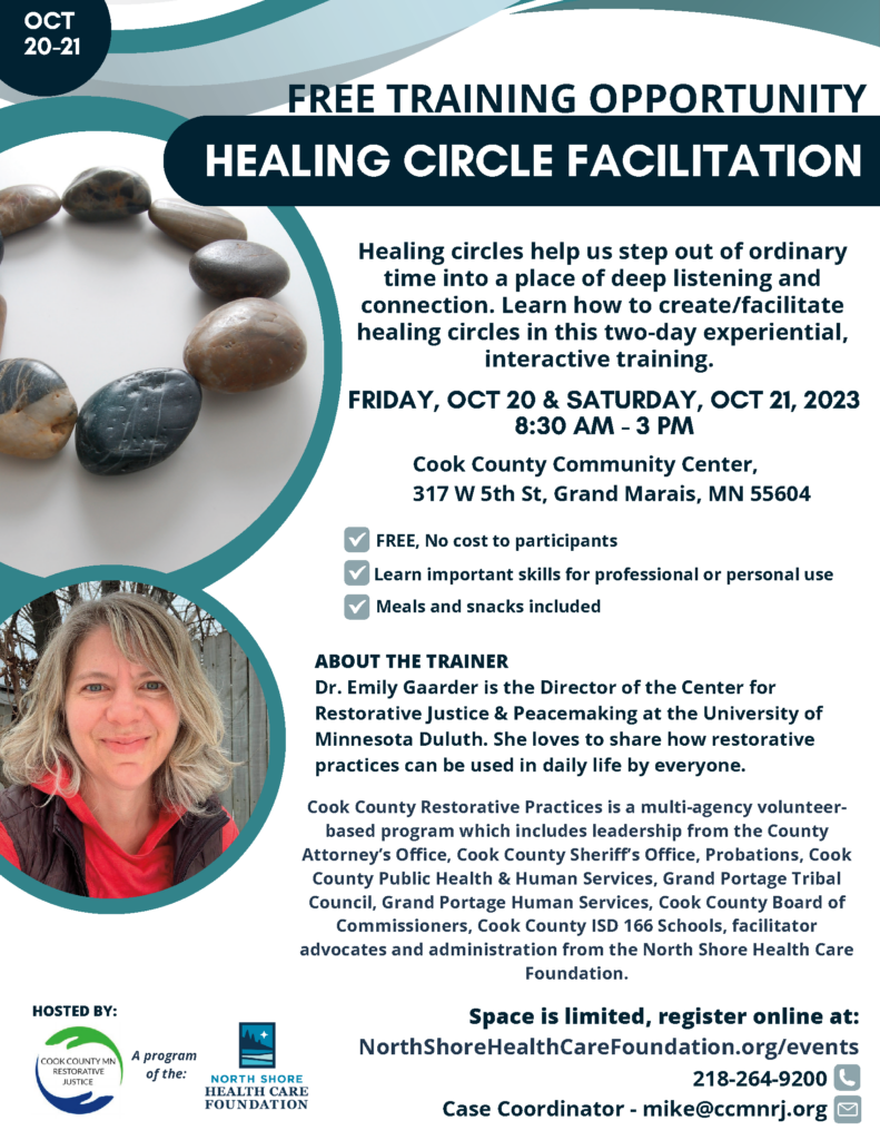 Healing Circle Training Flyer